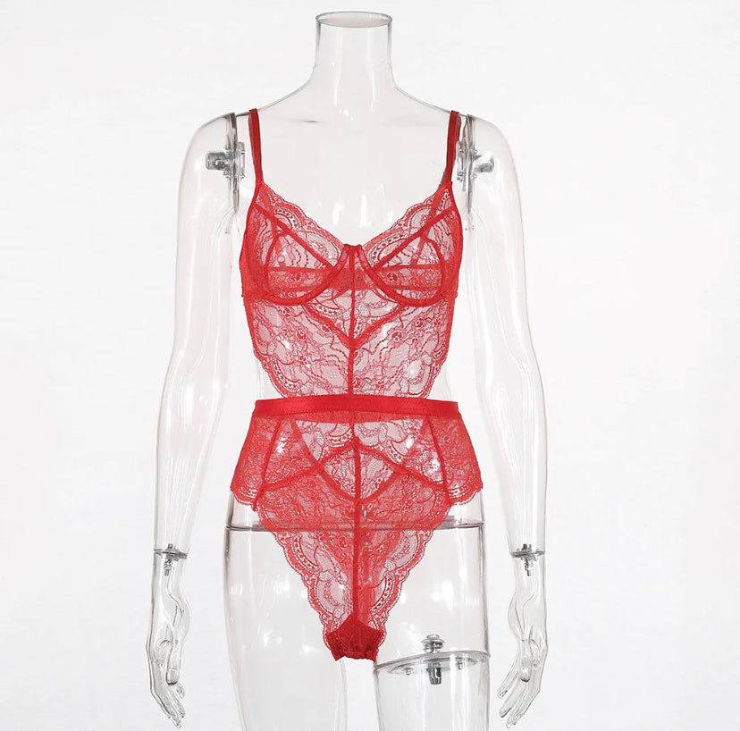  red sexy bodysuit luxury sexy lingerie